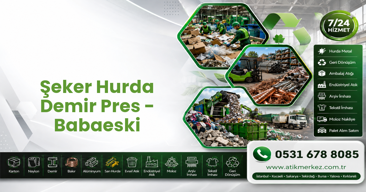 Şeker Hurda Demir Pres - Babaeski