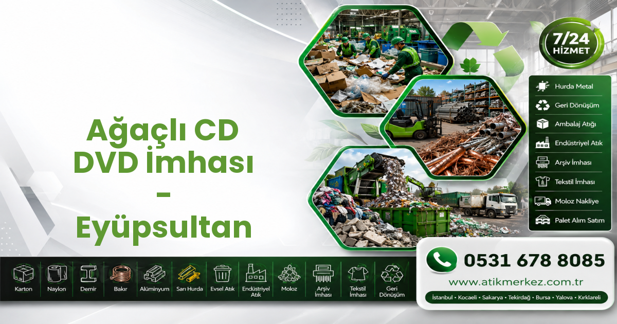 Ağaçlı CD DVD İmhası - Eyüpsultan