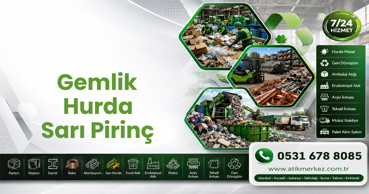 Gemlik Hurda Sarı Pirinç