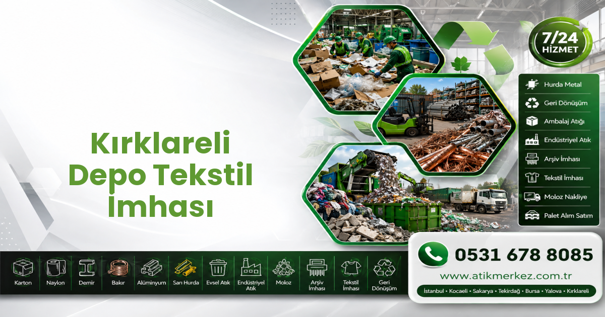 Kırklareli Depo Tekstil İmhası