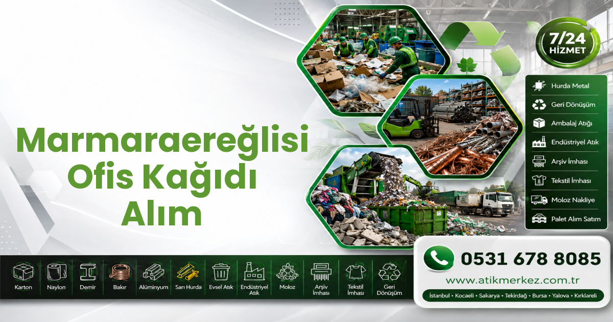 Marmaraereğlisi Ofis Kağıdı Alım