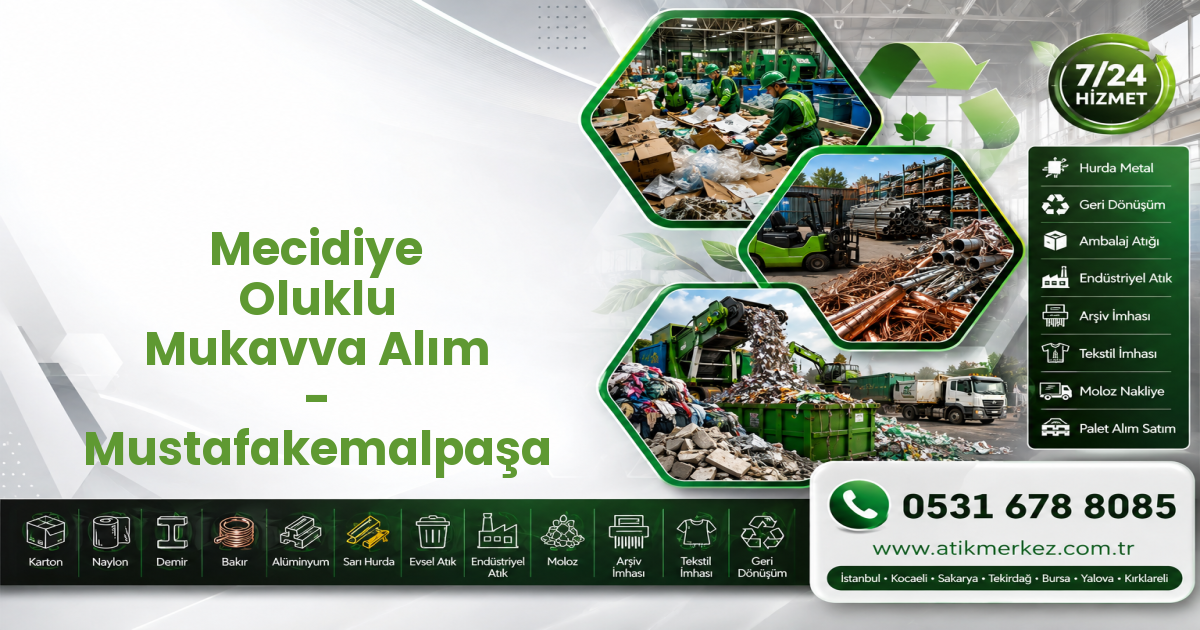 Mecidiye Oluklu Mukavva Alım - Mustafakemalpaşa