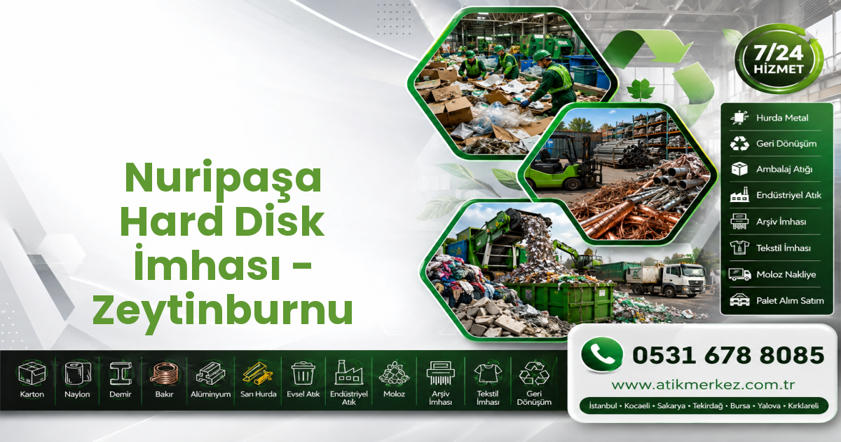 Nuripaşa Hard Disk İmhası - Zeytinburnu