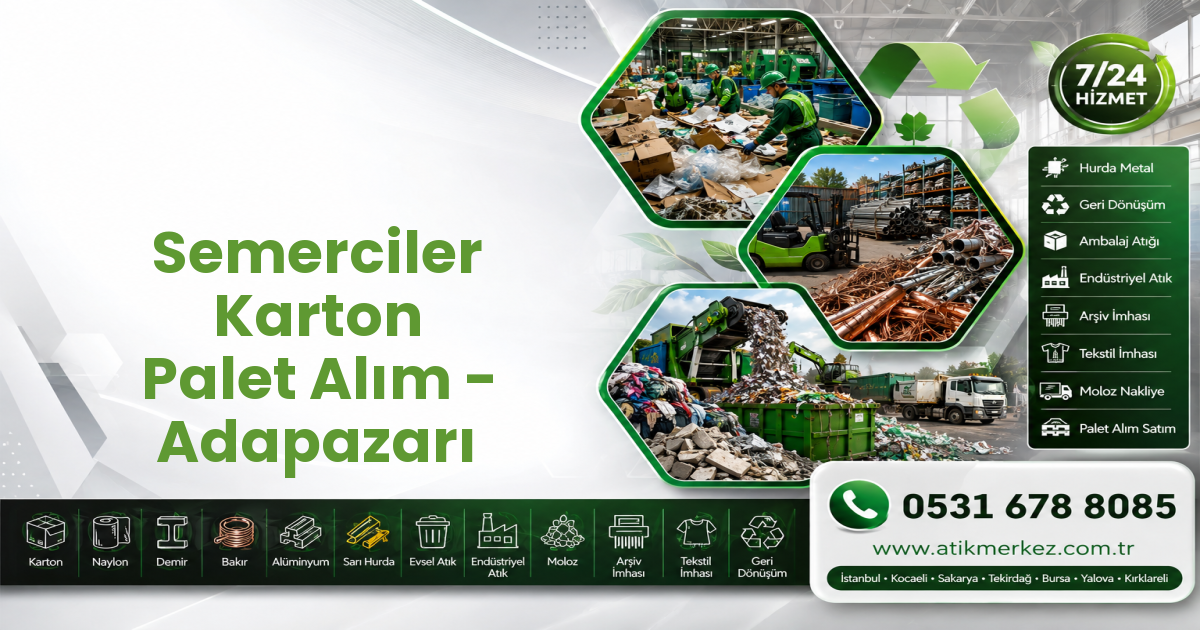 Semerciler Karton Palet Alım - Adapazarı