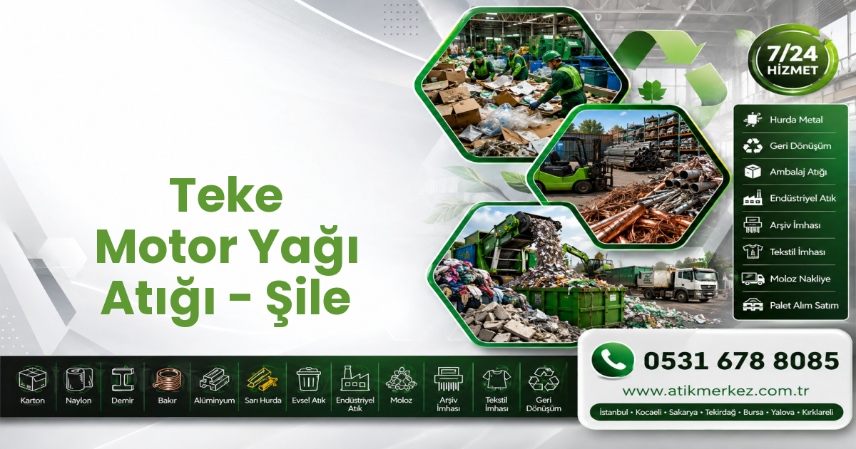 Teke Motor Yağı Atığı - Şile