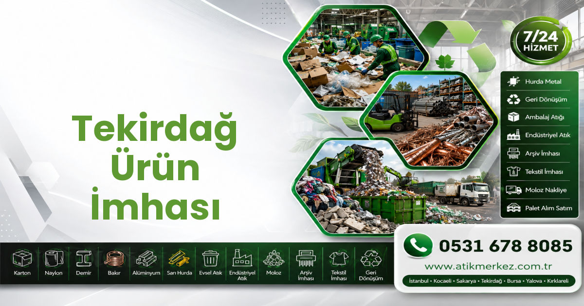 Tekirdağ Ürün İmhası