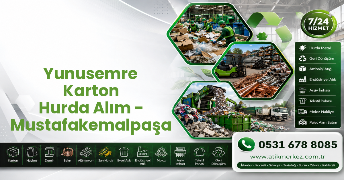 Yunusemre Karton Hurda Alım - Mustafakemalpaşa