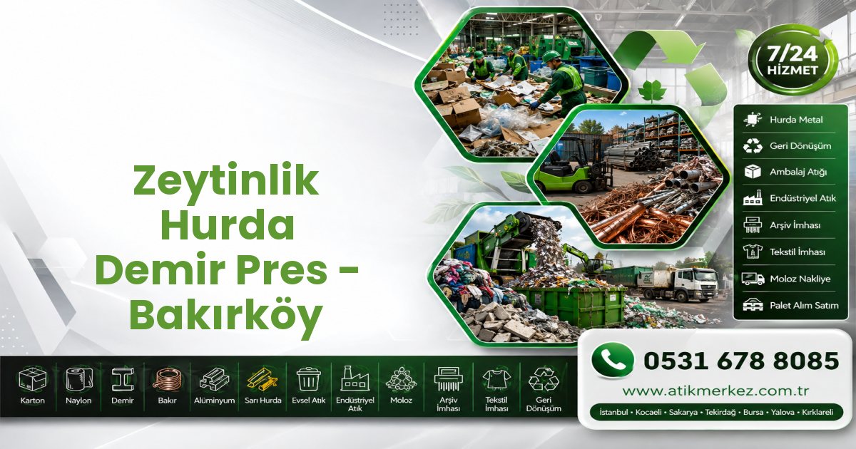 Zeytinlik Hurda Demir Pres - Bakırköy